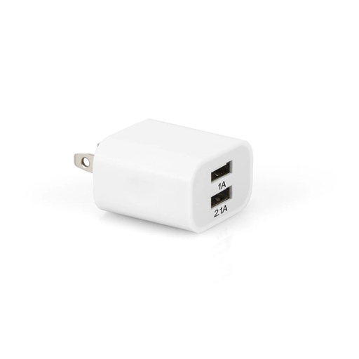 [CYA-ARG-020] Cargador de Pared Argom Tech - USB 1A,para celulares, tablet, laptops ,5V, blanco. ARG-AC-0105