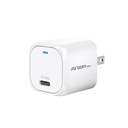 Cargador de pared Argom ARG-AC-0110WT - Conector Nano, TIPO C, Carga rapida, Indicador LED, 20W, Compatible con celulares, tablets, otros, Blanco