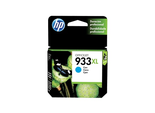 [TDH-HEW-238] Cartucho de Tinta HP 933XL - Para impresora Officejet 6100/6600/6700/7110/7510, aproximandamente 825 páginas, color cian de alto rendimiento. CN054AL