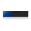 Conmutador (Switch) Linksys SE3005 Desktop Switch - Conmutador ethernet gigabit de 5 puertos a 10/100/1000Mbps, QoS.