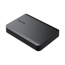 Disco Duro portátil 2.5" Toshiba Canvio Basics - USB 3.0, con capacidad de 4TB, alimentado por USB, externo, color negro. HDTB540XK3CA