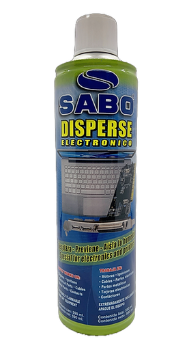 [HRM-SBO-006] Disperse Electrónico Sabo - Para desplazar la humedad y el polvo de los equipos electrónicos, 590ml. 53-0083