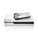 Escáner Epson WorkForce DS-1630 - Escáner de alimentación automática, 1200 dpi, cama plana, hasta 25 ppm/10 ipm, 8bits, soporta formato de papel A4, A5, A6, usb 3.0, conexión RJ-45. B11B239201