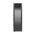 Gabinete de Torre VCOM D1242 Rack 42U -Puerta de vidrio, paneles laterales, abanico incluido, ancho 800 x profundidad 800 x altura 2000.