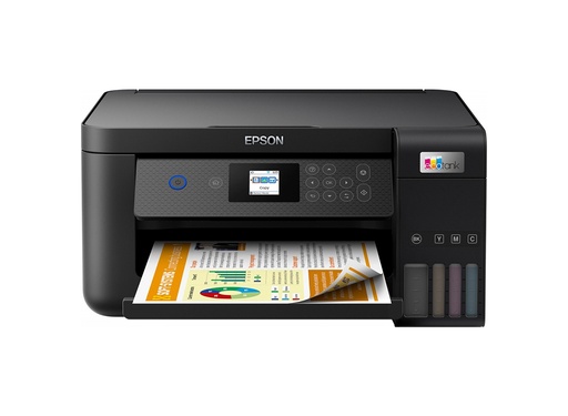 [MUL-EPS-046] Impresora Multifuncional Epson EcoTank L4260 - Impresora-escáner-copiadora, tecnología de tanques de tinta, res. 5760 x 1440 dpi, 33ppm negro y 15ppm color, 7500 pág. negra y 6000 pág. color, wifi. C11CJ63301