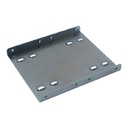 Kit de Montaje Kingston - Para SSD de 2,5" en una bahia de 3,5" del case, tipo bandeja. SNABR235