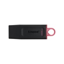 Memoria Flash Kingston DataTraveler Exodia - G1, USB 3.2, con capacidad de 256GB, color negro/rojo. DTX/256GB