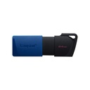 Memoria Flash Kingston DataTraveler Exodia - G1, USB 3.2, con capacidad de 64GB, color negro/azul. DTXM/64GB