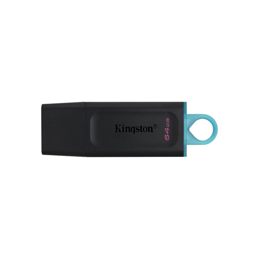 [USM-KIN-212] Memoria Flash Kingston DataTraveler Exodia - G1, USB 3.2, con capacidad de 64GB, color negro/celeste. DTX/64GB