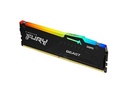[D50-KIN-005] Memoria Ram DIMM Kingston Fury Beast RGB - Capacidad de 8GB DDR5 DIMM, PC5-41600 (5200Mhz), No ECC, CL40, 1.25V, 288 pines, color negro. KF552C40BBA-8