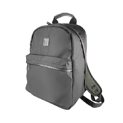 [MAL-KLI-090] Mochila Klip Berna - Para portátiles, multiples compartimientos, tirantes ajustables para los hombros, material Poliéster, Gris. KNB-406GR