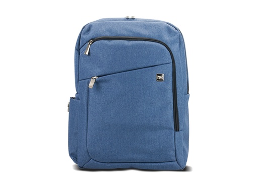 [MAL-KLI-074] Mochila Klip Indigo - Para laptop, poliuretano y poliéster, tirantes acolchados. KNB-416BL