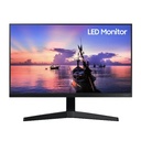 Monitor Samsung LF24T350FHNXZA - Pantalla 24" IPS, resolución 1920X1080, 250cd/m2, AMD freesync, 75Hz, 5ms, 16:9, 1000:1, vga, hdmi, color negro.