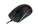 [RAT-KIN-004] Mouse HP HyperX Pulsefire Surge - Ratón para gamers, sensor pixart 3389, 6 botones, 16.000 dpi, personalizable con el software hyperX ngenuity, iluminación rgb - 360°, color negro. HX-MC002B