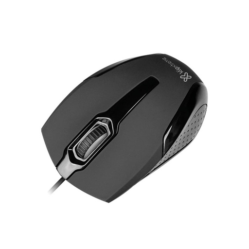 [RAT-KLI-041] Mouse Klip KMO-120BK - Ratón óptico 3D, 1000 dpi, scroll, ambidiestro, usb, color negro.