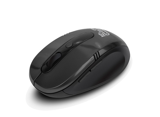 [RAT-KLI-049] Mouse Klip Xtreme Vector - Ratón óptico inalámbrico, 2.4 GHz, 1000/1200/1600 dpi, 3D de 6 botones, usb, color negro. KMW-330BK