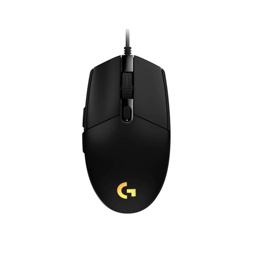 [RAT-LOG-198] Mouse Logitech G203 LightSync - Ratón óptico alámbrico para juegos, rgb, 8000 dpi, usb, 6 botones, color negro. 910-005790