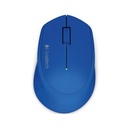 Mouse Logitech M280 - Ratón inalámbrico, 1000 dpi, 2,4 GHz, nano Receptor, 3 botones, usb, color azul. 910-004361