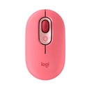 Mouse Logitech POP - Ratón inalámbrico, bluetooth, óptico, 4000 dpi, color heartbreaker rose. 910-006545