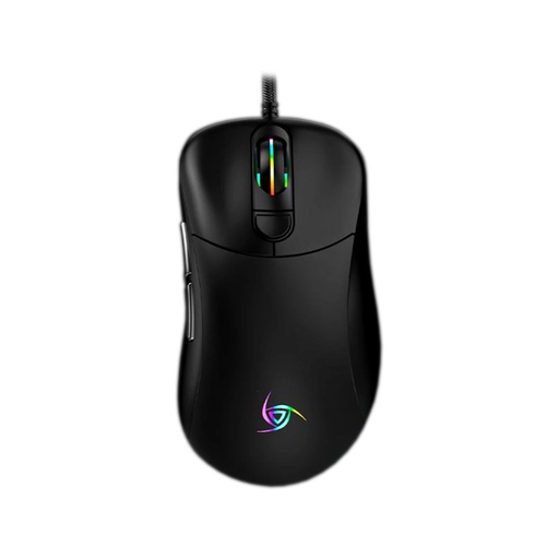 [RAT-VSG-009] MouseUSB VSG AQUILA - Ratón óptico para gamer, Mouse gamer ergonómico, liviano de 80 g, sensor PMW 3360, rgb, 400/800/1200/2400/3200/6400/12000 dpi, 6 botones programables, usb, color negro. VG-M717