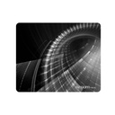 Mousepad Argom Galaxia - Resistente, tejido sintético, antideslizante, color negro/blanco. ARG-AC-1235WT