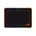 Mousepad Genius GX-PAD 600H RGB - Para gamer, tela de alta calidad, resistente, antideslizante, color negro. 31250006400