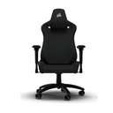 Silla Gamer Corsair TC200 Soft Fabric CF-9010049-WW - Ajustable, tela suave y transpirable, estructura de acero, apoyabrazos, color negro