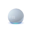 Smarthome Amazon Echo Dot - Altavoz inteligente con asistente Alexa integrado, pantalla led con reloj, Wi-Fi 802.11ac (2,4 GHz/5 GHz), bluetooth, color nube azul. 840080557885