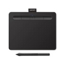 Tableta Digitalizadora Wacom Intuos CTL4100WLK0 - Tabla digitalizadora con lápiz, bluetooth, tamaño 200x160x8.8 mm, área activa 152x95 mm, 2540 lpi, pequeña, color negro.