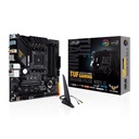 Tarjeta Madre Asus TUF Gaming AMD B550M - AM4, 4x DDR4 3200MHz, 2 x M.2, PCI-Express 4.0 x16, DisplayPort, HDMI, 8x USB Wi-Fi 6, Bluetooth v5.1. TUF LANGuard. TUF GAMING B550M-PLUS WIFI II