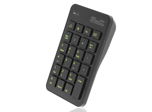 [TEC-KLI-022] Teclado Klip Zypher KNP-110 - Teclado numérico, iInalámbrico, 23 teclas, usb, color negro.