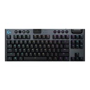 Teclado Logitech G915 TKL - Teclado Mecánico Inalámbrico para Gamers, RGB LightSync, USB/Bluetooth, Inglés, Negro 920-009495