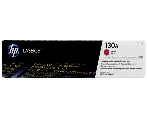 [TDH-HEW-284] Tóner HP CF353A - Para impresora LaserJet Pro MFP M153, MFP M176, MFP M177fw, 1000 páginas, color magenta(130A ).