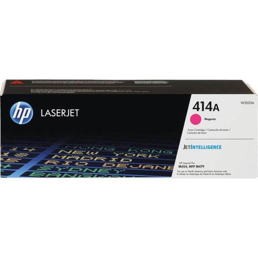 [TDH-HEW-434] Tóner HP W2023A - Para impresora LaserJet Pro M479fdw/M479fdn/M479dw/M454dw, rendimiento aproximado 2,100 páginas, color magenta(414A).