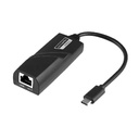 Adaptador Argom USB Tipo-C a RJ45 macho/hembra - 6 Pulgadas, convierte cualquier puerto USB Tipo-C en conector ethernet, hasta 1000Mbps. ARG-CB-0062