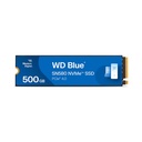 Unidad de Estado Sólido Western Digital Blue SN580 NVMe 500GB - 4000MB/s de Lectura, 3600MB/s de Escritura, M.2, PCIe Gen 4, 2280. WDS500G3B0E