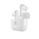 Auricular Klip TuneFiBuds, audífonos con micrófono inalámbrico, Bluetooth® V5.1, omnidireccional, IPX6 resistente al agua, color blanco. KTE-050WH