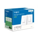 TP-Link Interruptor de 1 Toma luz inteligente x2, control de voz con Siri, Alexa y Google Home | Certificado UL | Temporizador y horario | Instalación guiada fácil | Requiere cable neutro, color: Blanco S5052pc