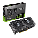 Tarjeta de video Asus DUAL-RTX4060-O8G-EVO - Nvidia GeForce RTX 4060, capacidad de 8GB GDDR6, 128-bit, PCI-E 4.0, 3x displayPort, 1x HDMI, 2x abanicos