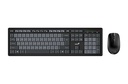 Teclado Genius Smart KM-8200 - Combo de teclado y ratón óptico inalambrico, 3 botones, inalámbrico 2.4Ghz, 1000dpi, español, color negro. 31340003420