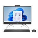 Computadora Todo en Uno HP 24-cb1023la - Pantalla 23.8" FHD, Intel Core i3-1215U, 8GB DDR4, 512GB SSD, wifi, bluetooth, webcam, Windows 11 home español, Color Negro. A47BYLA#ABM