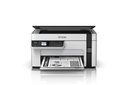 Impresora Monocromatica Multifuncional Epson EcoTank M2120 - Impresora-escáner-copiadora, res. 1440 x 720 dpi, 15ppm negro, pantalla a color de 1,4", wifi, usb 2.0, Ciclo Mensual Maximo hasta: 15,000 paginas, Color Blanca. C11CJ18301