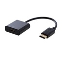 Adaptador Argom- ARG-CB-0059 - De DisplayPort (macho) a HDMI (hembra) para video de alta definición.