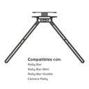 Placa de Montaje Logitech - Compatible con  Rally Bar, Rally Bar Mini, Rally Bar Huddle o Cámara Rally,  952-000041