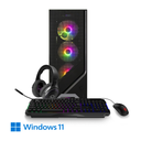 Computador i5 Gaming  - Intel Core i5-12400 4.40Ghz Turbo, 1TB SSD Nvme, 16GB RAM DDR4 3200MHz, Audífonos Gamer, Windows 11 Pro Español, Teclado RGB Inglés, Mouse. MJK Experto