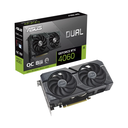 Tarjeta de video Asus Nvidia GeForce RTX 4060 - 8GB GDDR6, 128-bit, PCI-E 4.0, 1x DisplayPort, 3x HDMI, 2x abanicos. DUAL-RTX4060-O8G-V2