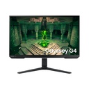 Monitor Gaming Flat Samsung Odyssey G4 - Pantalla 27" , resolución 1920 x 1080, 400cd/m2, AMD freesync premium, 240Hz, 1ms, 16:9, hdmi, color negro. LS27BG402ENX