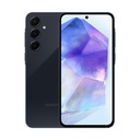 Celular Samsung A55 5G - De 6.6"(1080 x 2340), Cámara frontal 32MP, Cámara 50MP + 12MP + 5MP, Almacenamiento 256GB, 8GB Ram, MicroSD hasta 1TB, Android 14, 500mAh, Negro. SM-A556