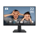 Monitor Flat PRO MSI - 22", Full HD (1920 x 1080), IPS,100 Hz, 1ms, 16:9, 1300:1, 1x D-Sub (VGA), 1x HDMI, Negro. PRO MP225