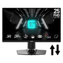 Monitor Flat Gaming MSI - 25", IPS, Full HD (1920X1080), 180Hz, 1ms, 16:9, 1000:1, AMD FreeSync, DisplayPort, HDMI, Negro. G255PF E2